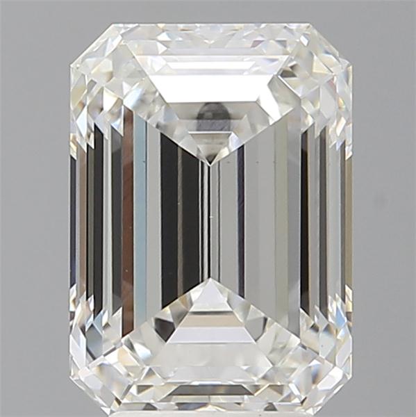 4.10 ct. emerald Lab Grown Diamond front image