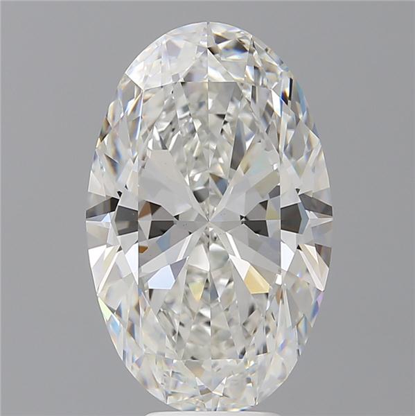 6.51 ct. oval Lab Grown Diamond front image
