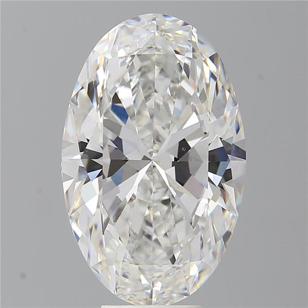 8.09 ct. oval Lab Grown Diamond front image