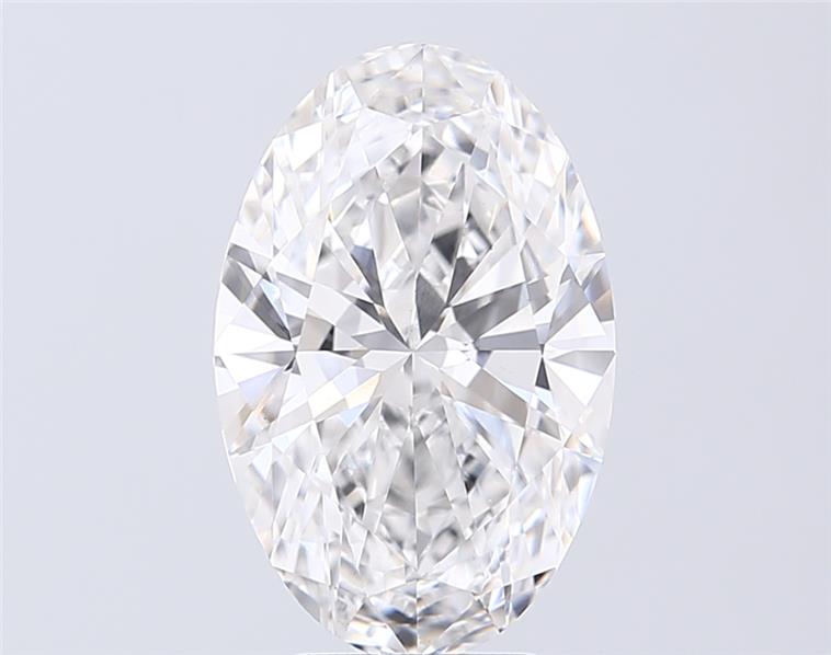 4.08 ct. oval Lab Grown Diamond front image