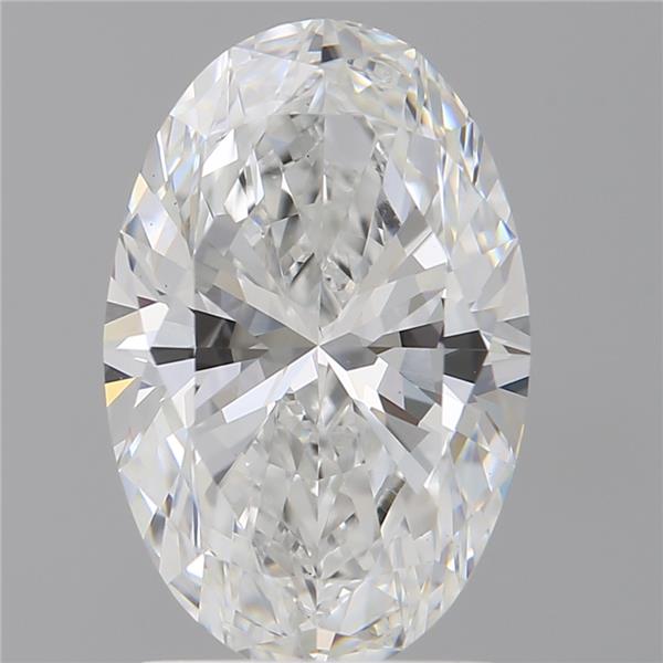 2.10 ct. oval Lab Grown Diamond front image