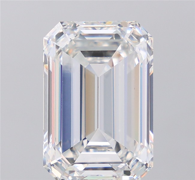 7.04 ct. emerald Lab Grown Diamond front image