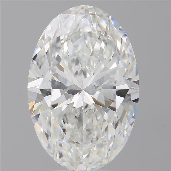 4.10 ct. oval Lab Grown Diamond front image