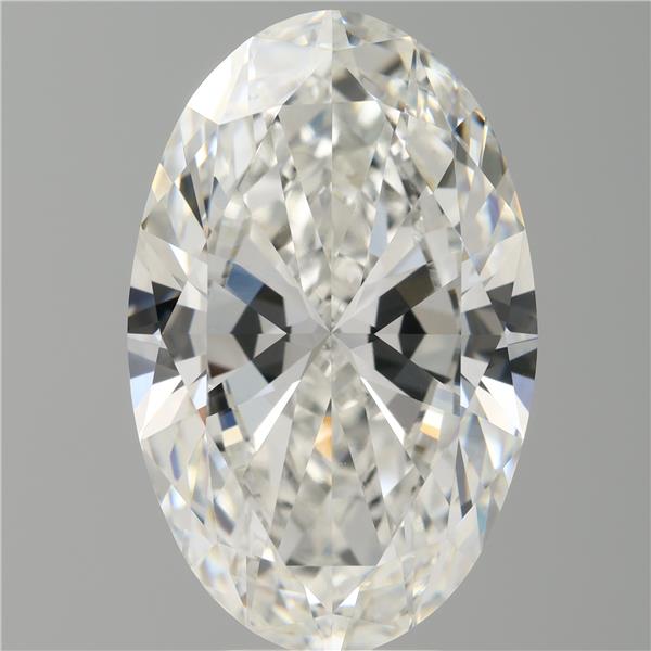 7.60 ct. oval Lab Grown Diamond front image
