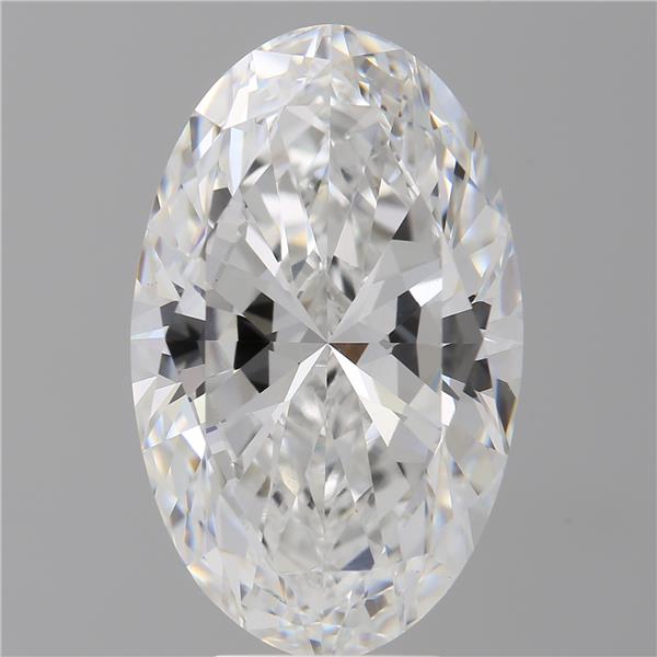 7.07 ct. oval Lab Grown Diamond front image