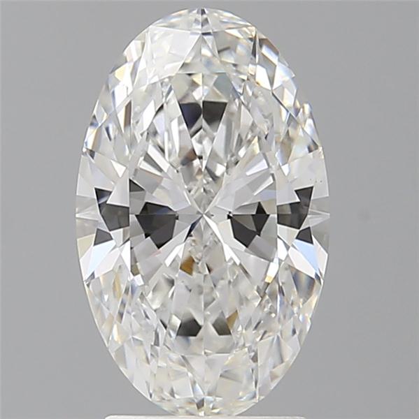 2.57 ct. oval Lab Grown Diamond front image