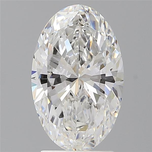 2.55 ct. oval Lab Grown Diamond front image