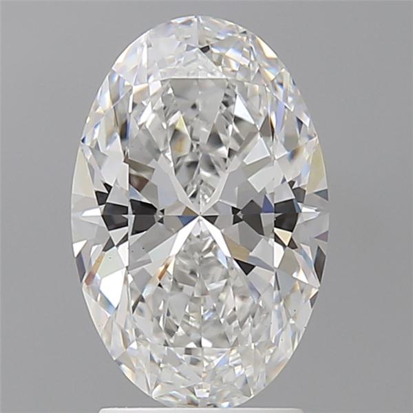 2.56 ct. oval Lab Grown Diamond front image
