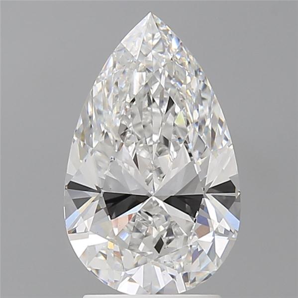 2.60 ct. pear Lab Grown Diamond front image