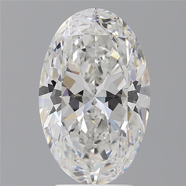 3.50 ct. oval Lab Grown Diamond front image