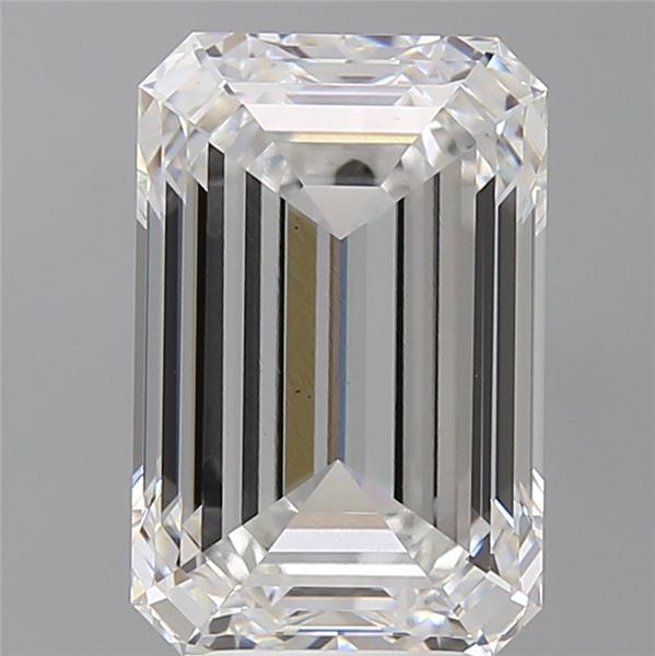 5.51 ct. emerald Lab Grown Diamond front image
