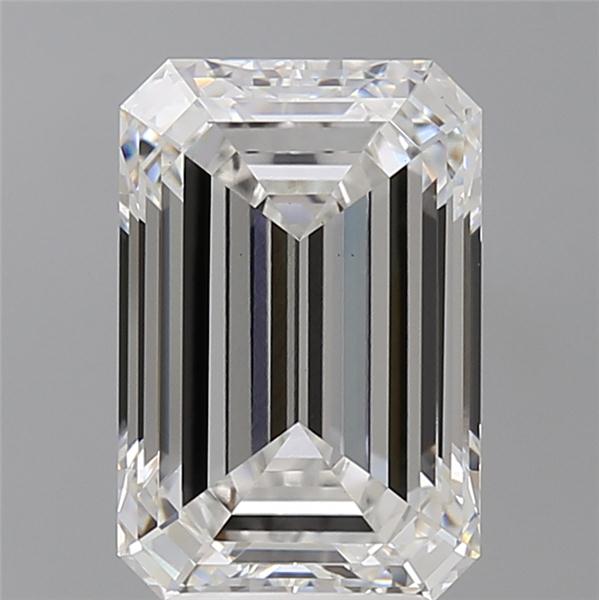 4.09 ct. emerald Lab Grown Diamond front image