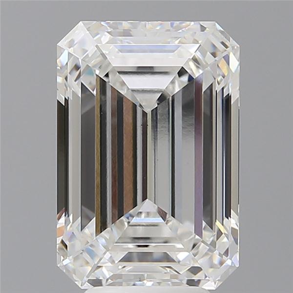 6.07 ct. emerald Lab Grown Diamond front image