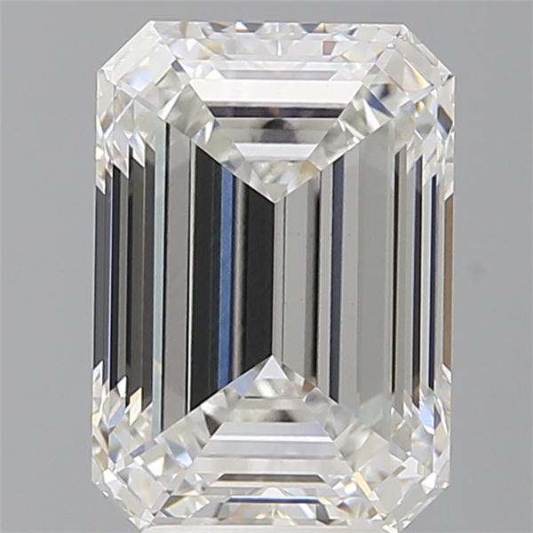 4.59 ct. emerald Lab Grown Diamond front image