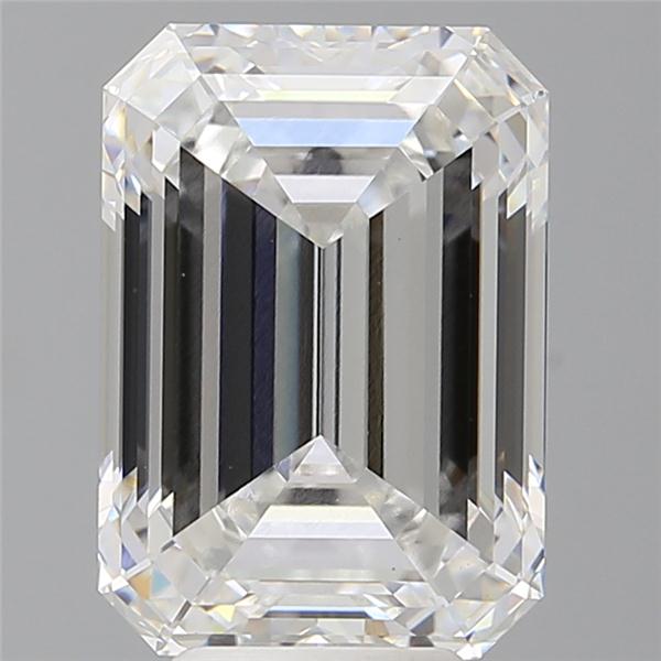 6.09 ct. emerald Lab Grown Diamond front image