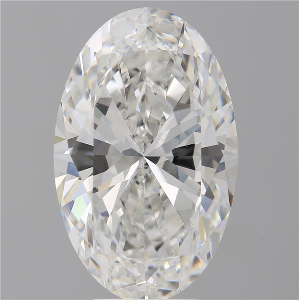 6.54 ct. oval Lab Grown Diamond front image