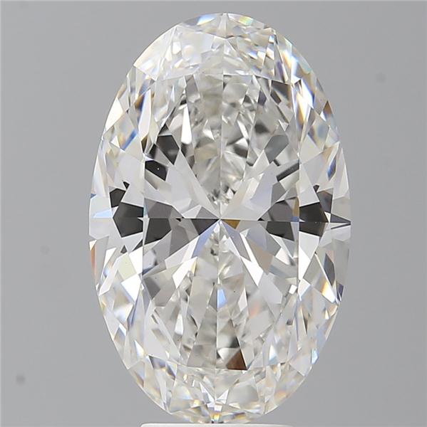 6.60 ct. oval Lab Grown Diamond front image
