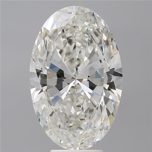 7.03 ct. oval Lab Grown Diamond front image