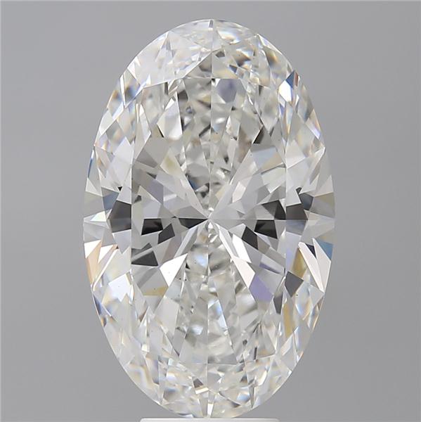 7.59 ct. oval Lab Grown Diamond front image