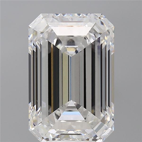 7.58 ct. emerald Lab Grown Diamond front image