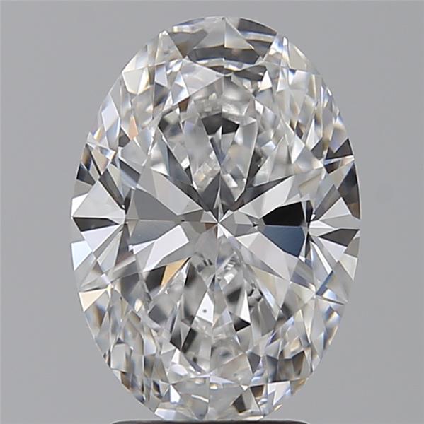 3.01 ct. oval Lab Grown Diamond front image
