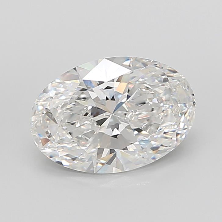 6.09 ct. oval Lab Grown Diamond front image