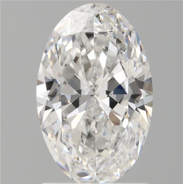 1.58 ct. oval Lab Grown Diamond front image
