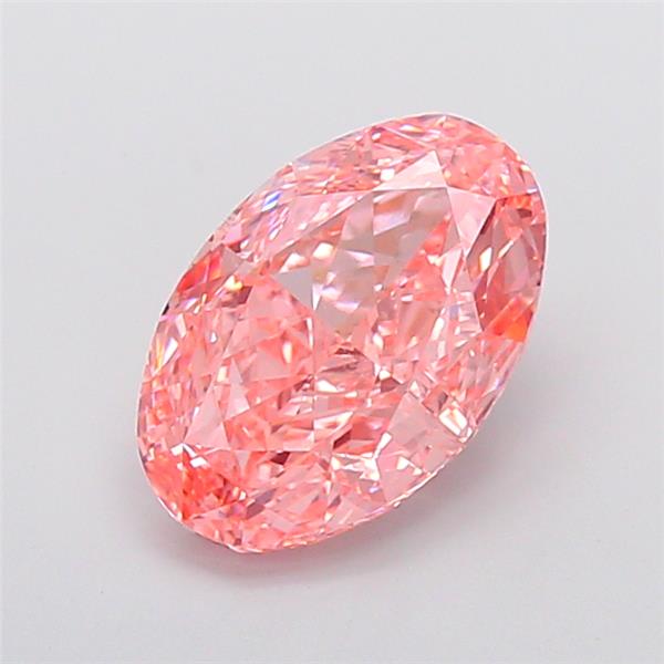 6.01 ct. oval Lab Grown Diamond front image