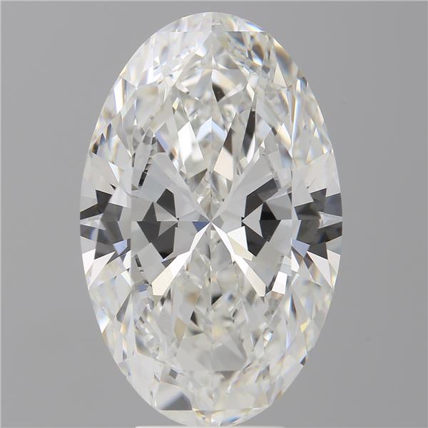 7.03 ct. oval Lab Grown Diamond front image
