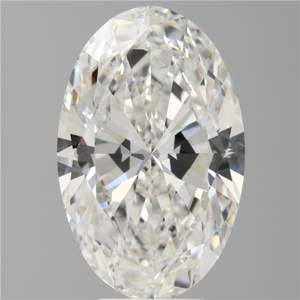 7.03 ct. oval Lab Grown Diamond front image