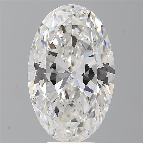 7.09 ct. oval Lab Grown Diamond front image
