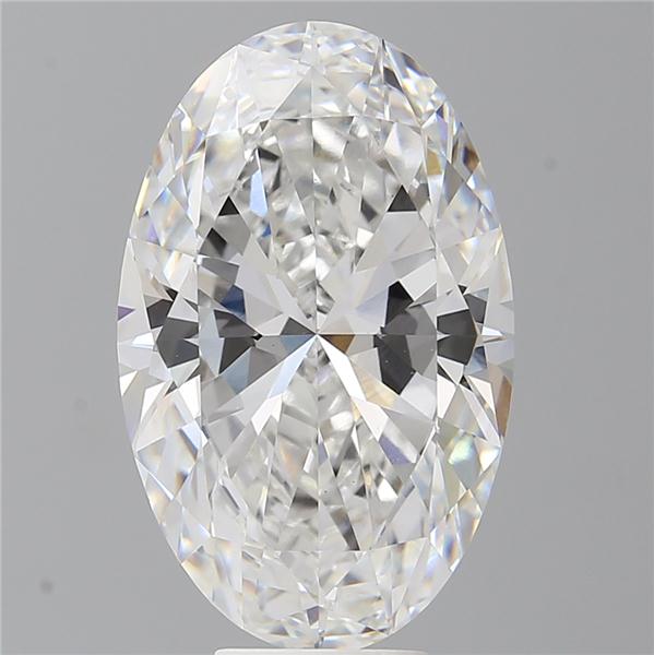 8.08 ct. oval Lab Grown Diamond front image
