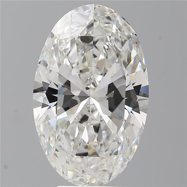7.04 ct. oval Lab Grown Diamond front image