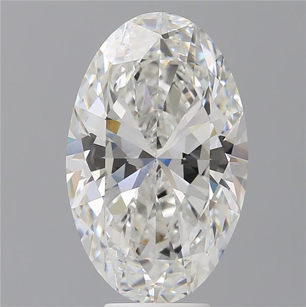 6.58 ct. oval Lab Grown Diamond front image
