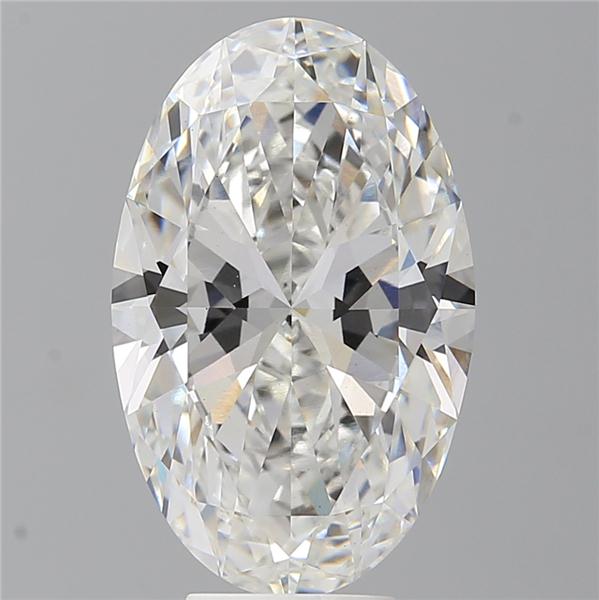 6.57 ct. oval Lab Grown Diamond front image