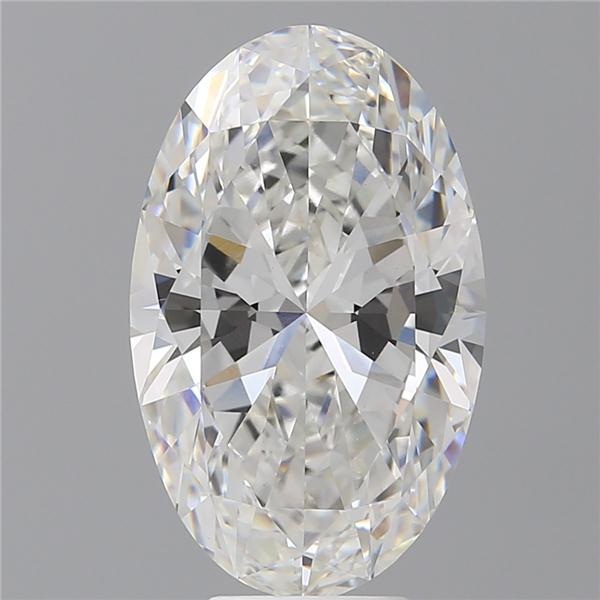7.10 ct. oval Lab Grown Diamond front image