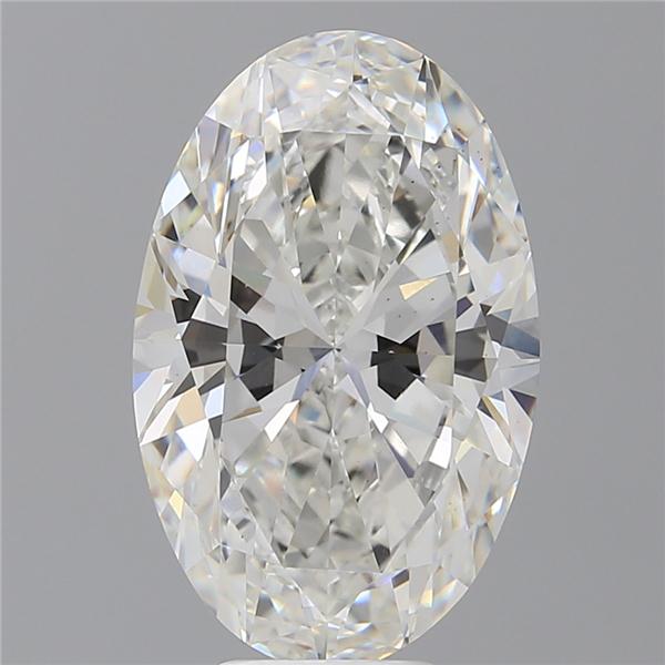 7.08 ct. oval Lab Grown Diamond front image