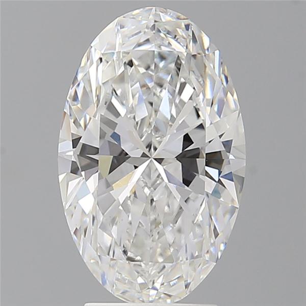 3.58 ct. oval Lab Grown Diamond front image