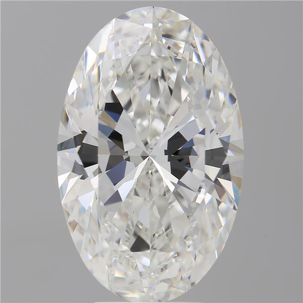 7.01 ct. oval Lab Grown Diamond front image