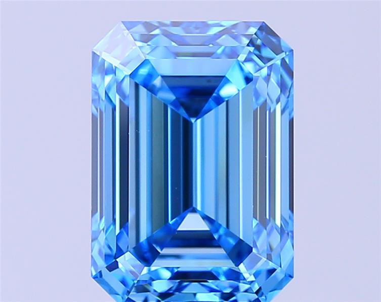 6.09 ct. emerald Lab Grown Diamond front image