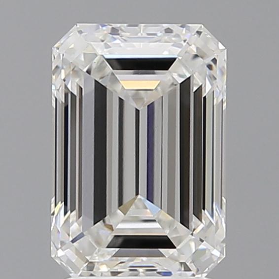 2.57 ct. emerald Lab Grown Diamond front image
