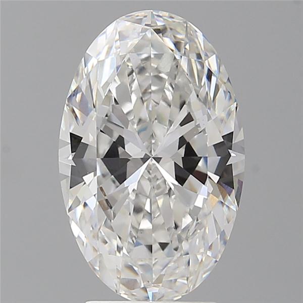3.57 ct. oval Lab Grown Diamond front image