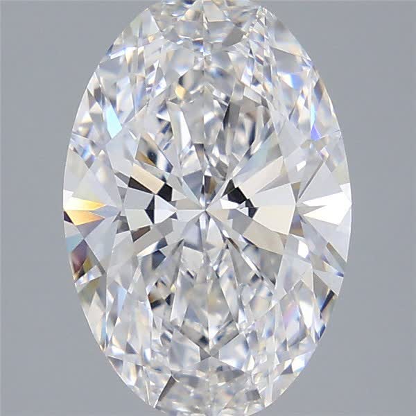3.06 ct. oval Lab Grown Diamond front image
