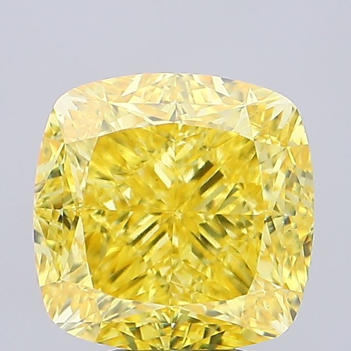 6.27 ct. cushion Lab Grown Diamond front image