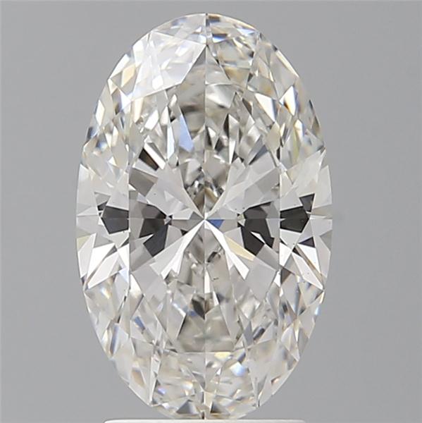 2.57 ct. oval Lab Grown Diamond front image