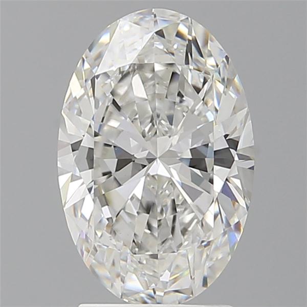 2.60 ct. oval Lab Grown Diamond front image