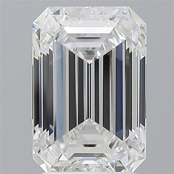 2.60 ct. emerald Lab Grown Diamond front image