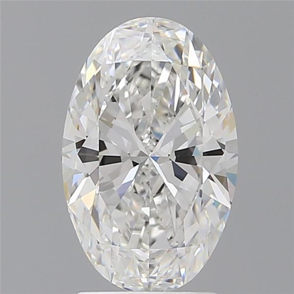 2.56 ct. oval Lab Grown Diamond front image