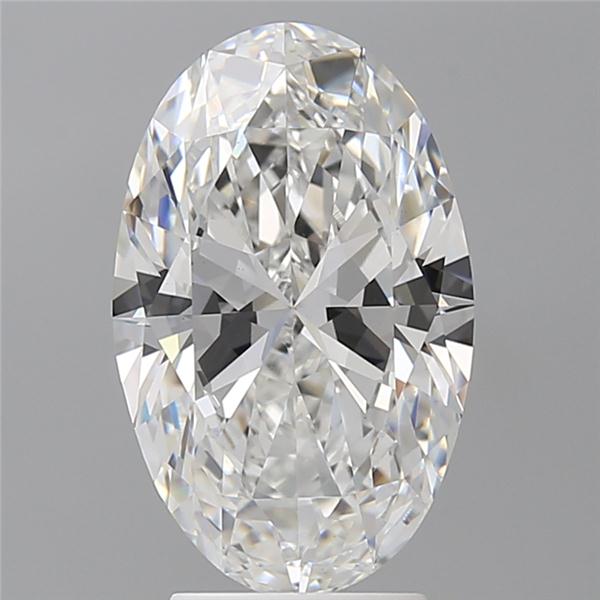 3.58 ct. oval Lab Grown Diamond front image