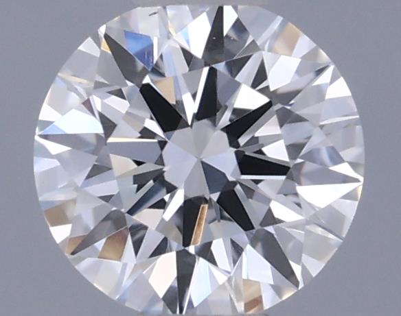 Actual 0.33 carat E Round lab-grown diamond